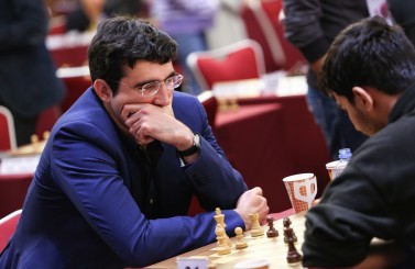 Drew against legendary and former world champion,Kramnik